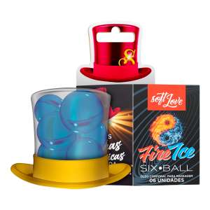 Bolinha Excitante Six Ball Fire Ice com 6 Unidades  - Soft Love