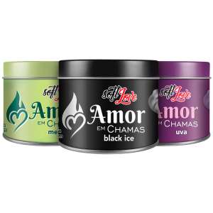 Vela Beijável Amor em Chamas 50g  - Soft Love