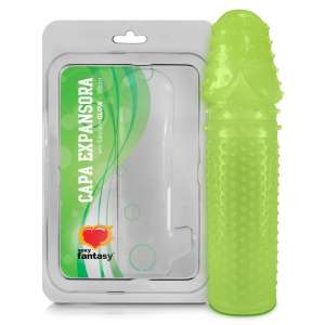 Capa Expansora Glow 16 cm - Brilha no Escuro - Sexy Fantasy