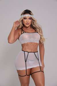 Conjunto Fantasia Empregadinha - Tallyta Lingerie
