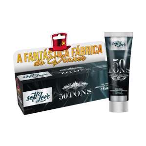Excitante com Efeito Vibratório 50 Tons de Cinza 15ml - Soft Love