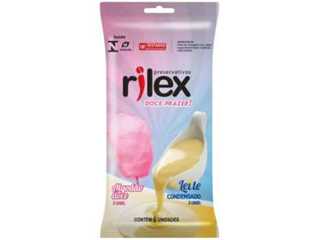 Preservativo Doce prazer 6 unidades (3 unidades leite condensado + 3 unidades algodão doce) - Rilex