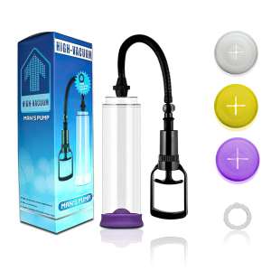 Bomba peniana manual - com 3 anéis para troca - VM - Importado