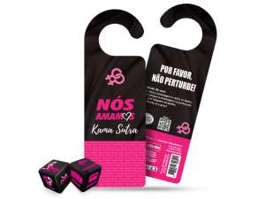 Par de Dados e Aviso de Porta Lésbicas  - Diversão ao cubo