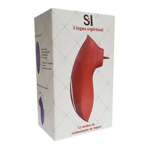 Vibrador de Clitóris com Língua Estimuladora - SI - Importado