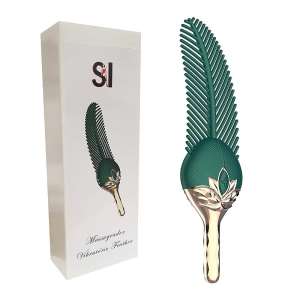 Vibrador de clitóris Formato de Pena / Recarregável - Feather - SI - Importado