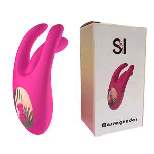 Vibrador de Ponto G com estimulador de Clitóris - Dedilhar / Vem cá - SI - Importado