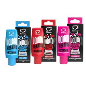 Gel beijável Liquidi Vibrador 15g - Sexy Fantasy
