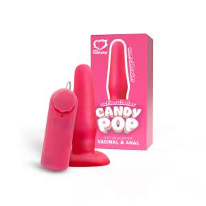 Estimulador Vaginal e Anal Candy Pop com Vibro Bullet 12,5 x 3,3 - Sexy Fantasy