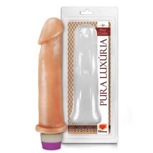 Prótese 22 x 5,8 cm com Vibrador Interno - Sexy Fantasy