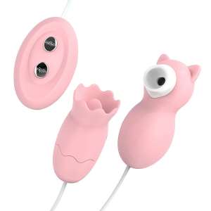 Bullet Duplo com Pulsação e Controle Remoto - Importado