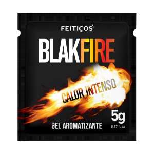 Gel Beijável Aromático Blak Fire Sachê 5g  - Feitiços Aromáticos