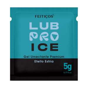 Lubrificante Íntimo PREMIUM LubPRO ICE - Sachê 5g - Feitiços Aromáticos
