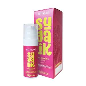 Excitante Líquido Sugalik 3 em 1 (Pulsação / Sucção / Refrescância) - 15g - Sabor: Frutas Vermelhas - Feitiços Aromáticos