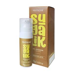 Excitante Líquido Sugalik 3 em 1 (Pulsação / Sucção / Refrescância) - 15g - Sabor: Doce de Leite - Feitiços Aromáticos
