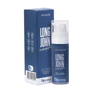 Gel Masculino Prolongador de Ereção Long John 15g - Feitiços Aromáticos