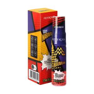 Gel Excitante Esquenta/Esfria Sexy Maravilha - Linha Heróis 17ml - Feitiços Aromáticos