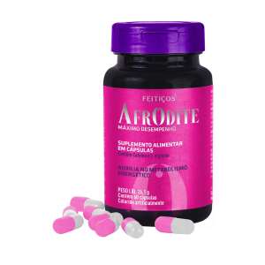 Suplemento Alimentar Feminino Afrodite Máximo Desempenho com 60 Cápsulas - Feitiços Aromáticos