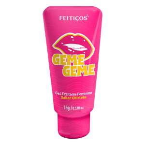 Gel Excitante Feminino Geme Geme - Sabor Chiclete 15g - Feitiços Aromáticos