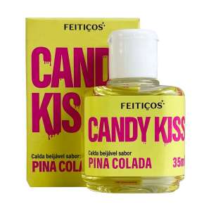Gel Beijável Candy Kiss Pina Colada 35ml - Feitiços Aromáticos