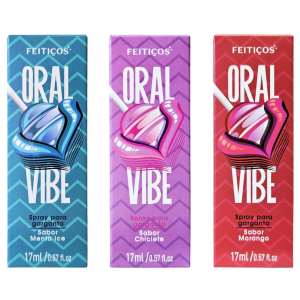 Gel Dessensibilizante Oral Vibe Spray para Garganta Profunda 17ml - Feitiços Aromáticos