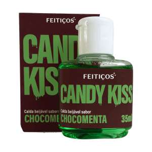 Gel Beijável Candy Kiss Chocomenta 35ml  - Feitiços Aromáticos
