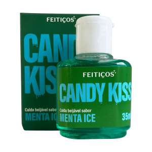 Gel Beijável Candy Kiss Menta Ice 35ml - Feitiços Aromáticos