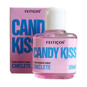 Gel Beijável Candy Kiss Chiclete 35ml  - Feitiços Aromáticos