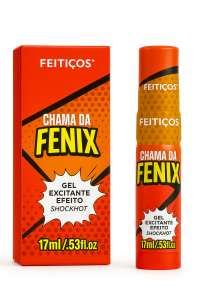 Gel Excitante Chama da Fênix Efeito Shock Hot 17ml - Feitiços Aromáticos