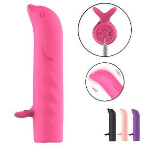 Vibrador de Ponto G Golfinho Recarregável Tina  - Importado