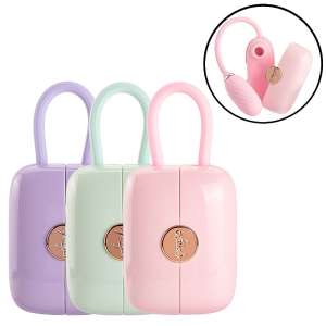 Vibrador Bullet com Pulsação em Formato de Bolsa - Louis Vibrator - Importado