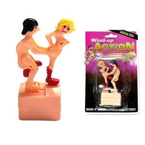 Brinquedo Sensual Wind-Up Action Homem e Mulher - Importado