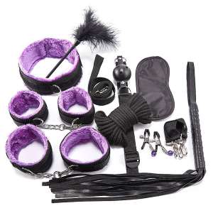 Kit Sado Black Wolf Roxo - Importado