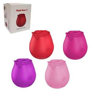 Rosa Estimuladora de Clitóris com Pulsação 2 - Importado