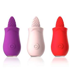 Vibrador de clitóris com Língua Estimuladora - Importado