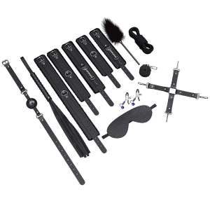 Kit com 10 Sado Erótico Aveludado - Bondage BDSM - Importado