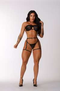 Conjunto Personalizável Chama de Amor - Tallyta Lingerie