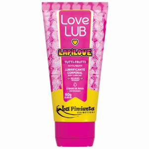 Lubrificante beijável Lapilove Love Lube - 60g - Sabor: Tutti-Frutti - La Pimienta