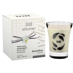 Pack com 3 unidades do produto Vela para Massagem Allumer Aromatizada 40g - Aroma: Baunilha - Intt