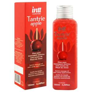 Pack com 3 unidades do produto Óleo Tantric Apple Aroma de Maçã Do Amor 130ml - Intt