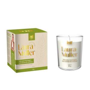 Pack com 3 unidades do produto Vela de Massagem com Óleos Essenciais Laura Muller 50g - Intt