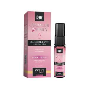 Pack com 3 unidades do produto Excitante Vibratório de Chiclete Babalub Vibra by Carla Geane 15g - Efeito: Hot - Intt