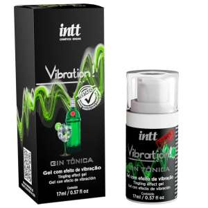 Pack com 3 unidades do produto Vibrador líquido Vibration Gin Tônica 17 ml - Intt