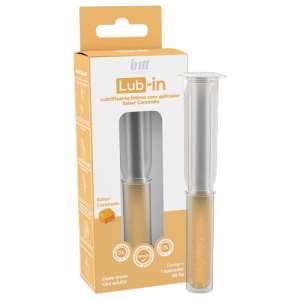 Pack com 3 unidades do produto Lubrificante Íntimo Com Aplicador Lub-In 5g - Sabor: Caramelo - Intt