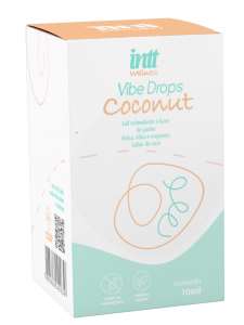 Gel Excitante Base De Jambu Vibe Drops Coconut 10ml (vencimento em 31/05/2026) - Intt