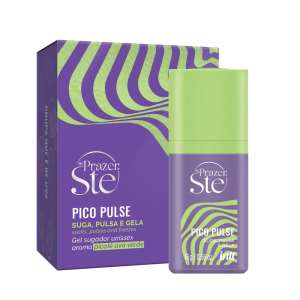 Pack com 3 unidades do produto Pico Pulse 16g - Sabor: Picolé de Uva Verde - Intt