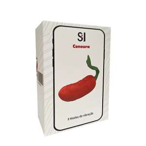 Bullet em Formato de Cenoura / Vegetais - À Longa distância App - 9,6 x 3,1cm - Importado