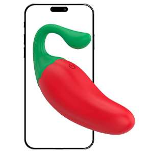 Bullet em Formato de Pimenta / Vegetais - À Longa distância App - 10,3 x 3,2cm - Importado