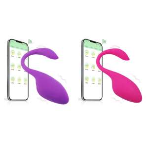 Cápsula Wireless com 9 modos de vibração e com Controle Via App - Ruby - VM - Importado