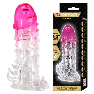 Capa Peniana Extensora Texturizada - Wilford - PRETTY LOVE - VM - Importado